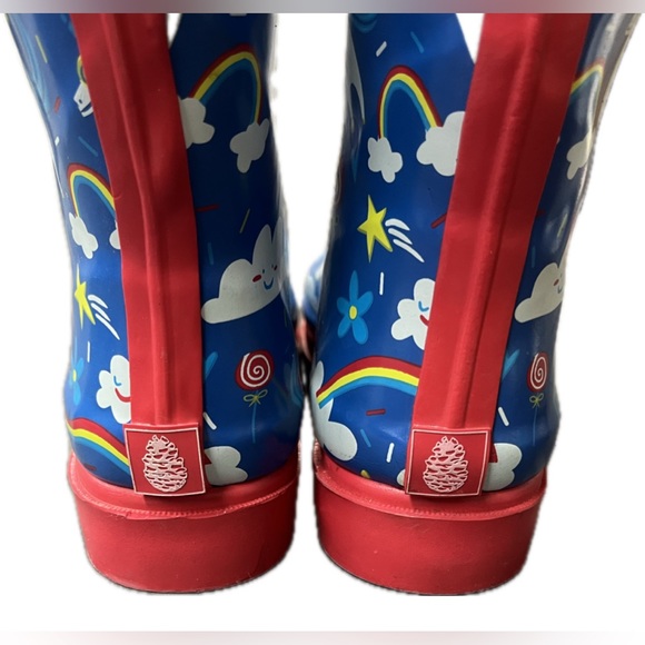 Lone Cone Womens Rain Boots Size 11 Unicorns Rainbows Waterproof Designed in USA - Picture 8 of 12